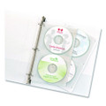 Two-sided Cd Organizer Sheets For Three-ring Binder, 5/pack