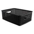 Weave Bins, 14.25 X 10.25 X 4.75, Black, 2/pack