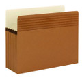 Easy Grip Pockets, 5.25" Expansion, Letter Size, Redrope, 10/box