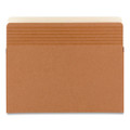 Easy Grip Pockets, 3.5" Expansion, Letter Size, Redrope, 25/box