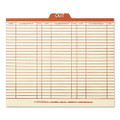 Manila Out Guides, Printed Form Style, 1/5-cut Top Tab, Out, 8.5 X 11, Manila, 100/box
