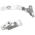 Sicurix Id Strap Clips, 0.38" X 2.75", Clear, 25/pack Sicurix Id Strap Clips, 0.38" X 2.75", Clear, 25/pack