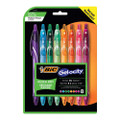 Gel-ocity Quick Dry Gel Pen, Retractable, Medium 0.7 Mm, Assorted Ink And Barrel Colors, 8/pack Gel-ocity Quick Dry Gel Pen, Retractable, Medium 0.7 Mm, Assorted Ink And Barrel Colors, 8/pack