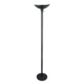 Torchier Floor Lamp, 12.5"w X 12.5"d X 72"h, Matte Black