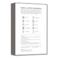25% Cotton Laser Paper, 95 Bright, 24 Lb, 8.5 X 11, White, 500/ream