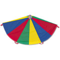 Nylon Multicolor Parachute, 12 Ft Dia, 12 Handles Nylon Multicolor Parachute, 12 Ft Dia, 12 Handles
