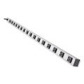 Vertical Power Strip, 16 Outlets, 15 Ft Cord, 48" Length