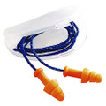Smartfit Multiple-use Earplugs, Corded, 25nrr, Orange, 100 Pairs