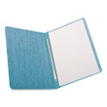 Heavyweight Pressguard And Pressboard Report Cover W/reinforced Side Hinge, 2-prong Fastener, 3" Cap, 8.5 X 11, Lgt Blue