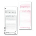 Time Clock Cards For Acroprint Es1000, Two Sides, 3.5 X 7, 100/pack