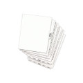 Avery-style Preprinted Legal Bottom Tab Dividers, Exhibit V, Letter, 25/pack