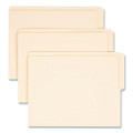 Heavyweight Manila End Tab Folders, 9" High Front, 1/2-cut Tabs: Top, Letter Size, 0.75" Expansion, Manila, 100/box