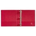 Durable Non-view Binder With Durahinge And Slant Rings, 3 Rings, 1.5" Capacity, 11 X 8.5, Red