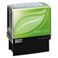 Green Line Message Stamp, Copy, 1 1/2 X 9/16, Blue Green Line Message Stamp, Copy, 1 1/2 X 9/16, Blue