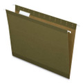 Earthwise By Pendaflex 100% Recycled Colored Hanging File Folders, Letter Size, 1/5-cut Tab, Standard Green, 25/box