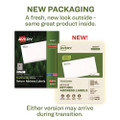 Ecofriendly Mailing Labels, Inkjet/laser Printers, 0.5 X 1.75, White, 80/sheet, 100 Sheets/pack