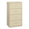 400 Series Lateral File, 4 Legal/letter-size File Drawers, Putty, 30" X 18" X 52.5" 400 Series Lateral File, 4 Legal/letter-size File Drawers, Putty, 30" X 18" X 52.5"