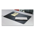 Rhinolin Ii Desk Pad With Antimicrobial Protection, 17 X 12, Black