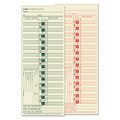 Time Clock Cards, Replacement For Ch-107-2, Two Sides, 3.5 X 9, 500/box