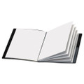 Showfile Display Book W/custom Cover Pocket, 12 Letter-size Sleeves, Black