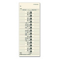 Time Clock Cards, Replacement For 10-800292, One Side, 3.5 X 9, 500/box