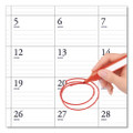 Recycled Two-color Perforated Monthly Desk Pad Calendar, 22 X 17, Blue Binding/corners, 12-month (jan-dec): 2022