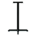 Alera Hospitality Series Single-column Bases, 40.38"h, 300 Lb Cap, Steel, Black