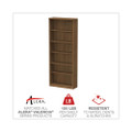 Alera Valencia Series Bookcase, Six-shelf, 31.75w X 14d X 80.25h, Modern Walnut