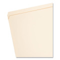 Top Tab Fastener Folders, Straight Tab, 1 Fastener, Letter Size, 11-pt Manila Exterior, 50/box