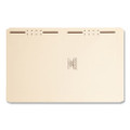 Top Tab Fastener Folders, Straight Tab, 2 Fasteners, Letter Size, 11-pt Manila Exterior, 50/box