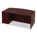 Alera Valencia Series Full Pedestal File, Left/right, 3-drawers: Box/box/file, Legal/letter, Mahogany, 15.63" X 20.5" X 28.5"