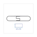 Clip-on Dust Mop Frame, 24w X 5d, Zinc Plated
