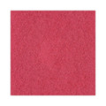 Buffing Floor Pads, 14" Diameter, Red, 5/carton