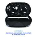 Jumbo Twin Toilet Tissue Dispenser, 20 1/4 X 12 1/4, Black