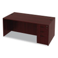 Alera Valencia Series Straight Front Desk Shell, 71" X 35.5" X 29.63", Mahogany