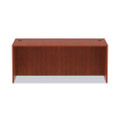 Alera Valencia Series Straight Front Desk Shell, 71" X 35.5" X 29.63", Medium Cherry