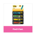 Arrow Message 1/2" Page Flags, Sign And Date, 4 Primary Colors, 20/dispenser, 4 Dispensers/pack