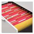 Deluxe Reinforced Top Tab Fastener Folders, 2 Fasteners, Legal Size, Red Exterior, 50/box