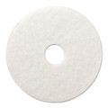 Polishing Floor Pads, 13" Diameter, White, 5/carton Polishing Floor Pads, 13" Diameter, White, 5/carton