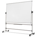 Earth Silver Easy Clean Revolver Dry Erase Board,48x70, White, Steel Frame Earth Silver Easy Clean Revolver Dry Erase Board,48x70, White, Steel Frame