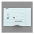 Floating Glass Dry Erase Undated One Month Calendar, 36 X 24, White