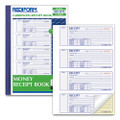 Money Receipt Book, Two-part Carbonless, 7 X 2.75, 4/page, 200 Forms