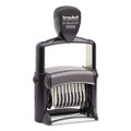 Professional Self-inking Numberer, Ten Bands/digits, Type Size: 2, Black Professional Self-inking Numberer, Ten Bands/digits, Type Size: 2, Black