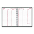 Duraflex Weekly Planner, 11 X 8.5, Black Cover, 12-month (jan To Dec): 2022