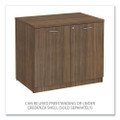 Alera Valencia Series Storage Cabinet, 34 1/8w X 22 7/8d X 29 1/2h, Modern Walnut
