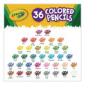 Short-length Colored Pencil Set, 3.3 Mm, 2b (#1), Assorted Lead/barrel Colors, 36/pack