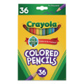 Short-length Colored Pencil Set, 3.3 Mm, 2b (#1), Assorted Lead/barrel Colors, 36/pack
