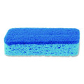 All Surface Scrubber Sponge, 2.5 X 4.5, 0.9" Thick, Dark Blue, 12/carton
