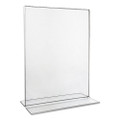 Clear 2-sided T-style Freestanding Frame, 8 1/2 X 11, 2/pack