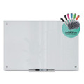 Magnetic Glass Dry Erase Board Value Pack, 36 X 24, White